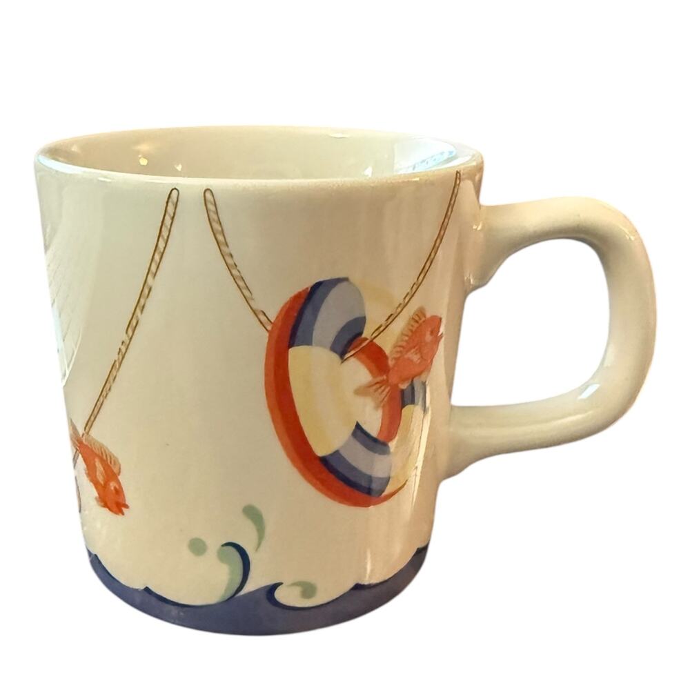 Tiffany & Co Tiffany Seashore Porcelain Mug Cup